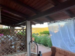 Balkón alebo terasa v ubytovaní CASA MONELLA mono locale vista mare