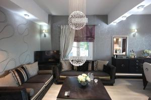 Posezení v ubytování Vacation house with stunning view - Vari Syros