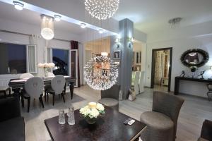 Posezení v ubytování Vacation house with stunning view - Vari Syros