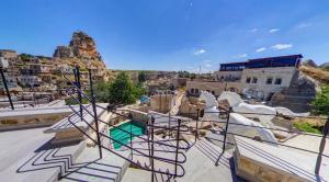 a view from the top of a water park at Capp Royal Cave HOTEL in Urgup