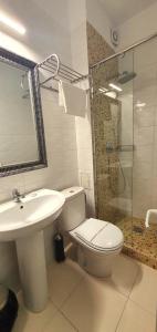 Koupelna v ubytování OITUZ Boutique Residence