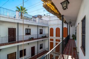 a view from the balcony of a building at More Center Apartment in Seville