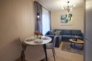 Posezení v ubytování Kastani Apartments