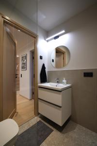 Kuchyň nebo kuchyňský kout v ubytování Kastani Apartments