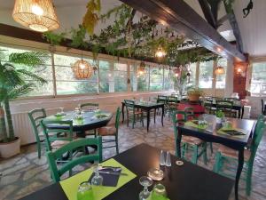 Restaurace v ubytování Auberge du botaniste