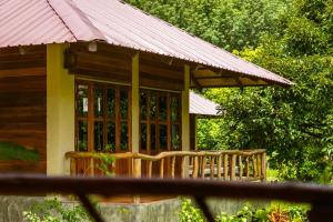 Balkón nebo terasa v ubytování Monkey Mansion - Jungalows & Tours