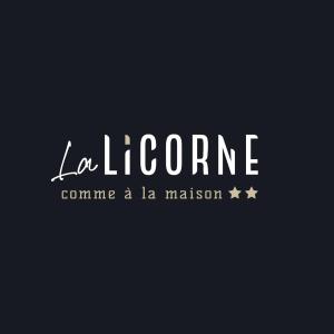 un signo que dice l lorene compute a la malcolm en Hotel La Licorne, en Carnac