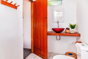 Et badeværelse på Pousada Vila Rosa - Caraiva