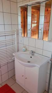 Kúpeľňa v ubytovaní Ferienhaus Bliev-Hee Nr 1