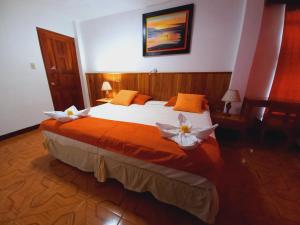 Voodi või voodid majutusasutuse Hotel Sula Sula toas