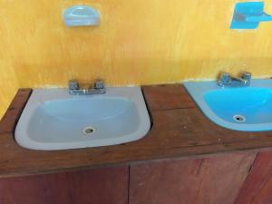 Phòng tắm tại Cabaña Tu´ur