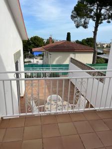 Balkón alebo terasa v ubytovaní Casa la Pineda Salou, playa y Port Aventura