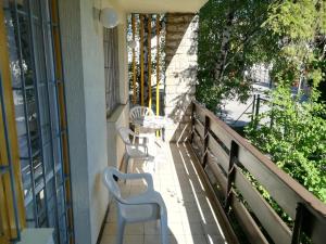 Balkón alebo terasa v ubytovaní Krisztina apartman