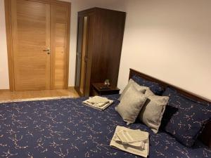 Posteľ alebo postele v izbe v ubytovaní Luxury furnished apartment, near the center Gallery 55