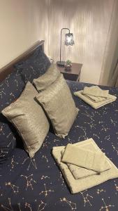 Posteľ alebo postele v izbe v ubytovaní Luxury furnished apartment, near the center Gallery 55