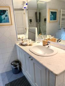 Koupelna v ubytování Casa del corso