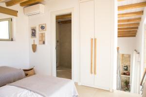 Postel nebo postele na pokoji v ubytování ArtHill eco villas