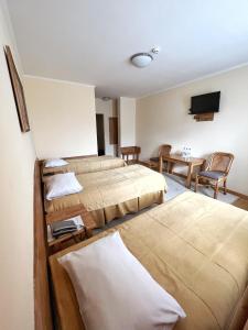 Posteľ alebo postele v izbe v ubytovaní Hotel Zorepad