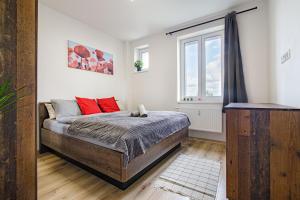 Posteľ alebo postele v izbe v ubytovaní Luxury Apartments STUD - VB