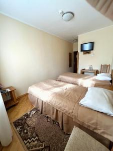 Posteľ alebo postele v izbe v ubytovaní Hotel Zorepad