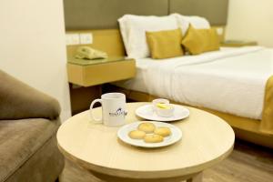 Postel nebo postele na pokoji v ubytování Royale Lalit Hotel Jaipur