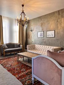 Posezení v ubytování Shirvanshah Hotel
