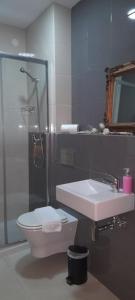 Koupelna v ubytování Hotel Abade João