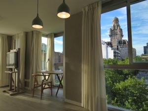 Balkón nebo terasa v ubytování Smart Hotel Montevideo