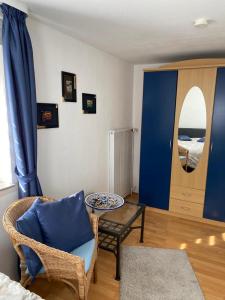 Χώρος καθιστικού στο Ferienhaus Gossel