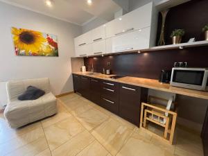 Kuchyňa alebo kuchynka v ubytovaní Apartament Słoneczny + 8 fotografií