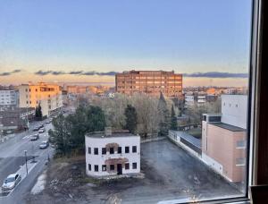 a view from a window of a city at Apartment Kopin in Kokkola