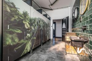 Kuchyň nebo kuchyňský kout v ubytování Vola Hostel