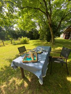 Zahrada ubytování Hameau de Leignoua