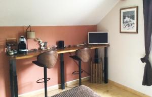 Televízia a/alebo spoločenská miestnosť v ubytovaní Location Chambres Le Panorama - Aéroport Genève - Pays de Gex