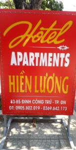 a sign for a restaurant interns interns hiring at căn hộ Hiền Lương in Da Nang