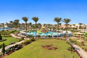 an aerial view of the pool at the resort at Pickalbatros Dana Beach Resort - Aqua Park in Hurghada