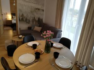 Posedenie v ubytovaní Apartament Grapa 29 K3 na terenie Sun & Snow Białka Tatrzańska