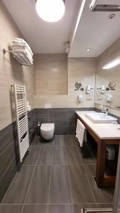 a bathroom with a sink and a toilet in it at Apartman B428 Vucko private host in Jahorina +19 photos