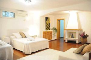 Posteľ alebo postele v izbe v ubytovaní Gorgeous Villa near Ibiza centre
