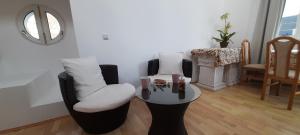 Część wypoczynkowa w obiekcie Appartements Donaublick