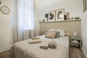 Posteľ alebo postele v izbe v ubytovaní Atelier Apartment