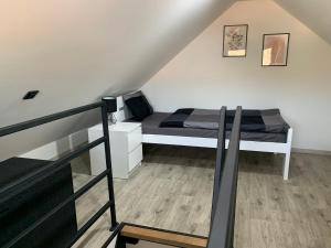 Posteľ alebo postele v izbe v ubytovaní Apartmán v Krkonoších - Černý Důl