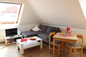 Ein Sitzbereich in der Unterkunft Gästehaus Sophie Randa