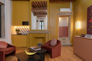 Posezení v ubytování MiHotel Saint Jean
