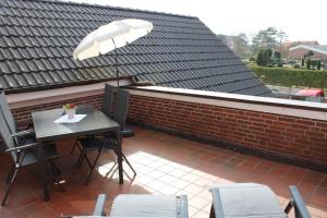 Ein Balkon oder eine Terrasse in der Unterkunft Gästehaus Sophie Randa