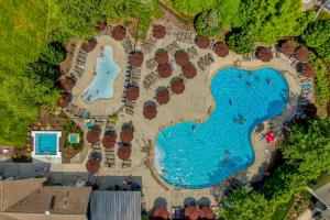 an overhead view of a pool at a resort at Bayside Resort --- 36288 Sunflower Blvd in Selbyville