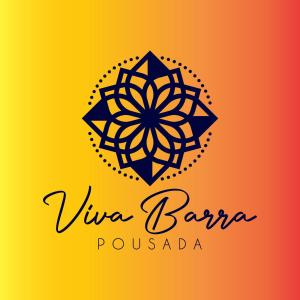 een vectorbeeld van een logo voor een wijnbareria pousada bij Pousada Viva Barra in Barra Grande