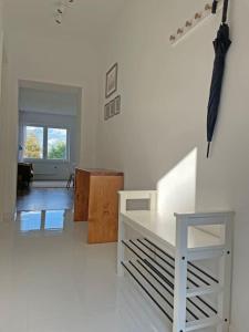Posteľ alebo postele v izbe v ubytovaní Buda Castle Toldy Apartment