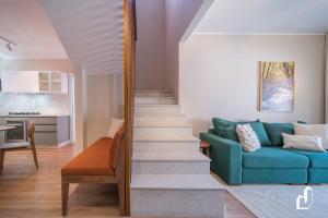 Χώρος καθιστικού στο Casa com 02 dormitórios e jacuzzi aquecida