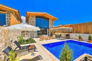 Bazen u ili blizu objekta Villa Mila Patara-Luxury villa with pool